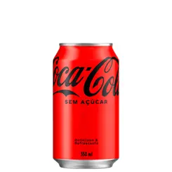 Refrigerante Coca Cola Sem Açúcar Lata 350ml