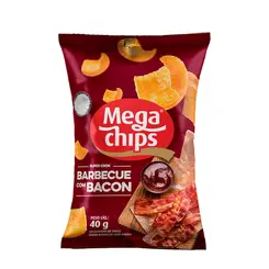 Salgadinho Pellet Mega Chips Barbecue e Bacon 40g