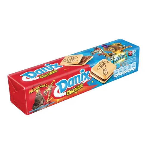 Biscoito Recheado Danix Sabor Chocolate 130g