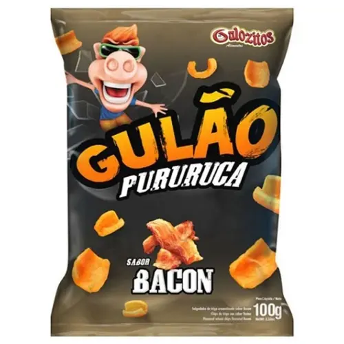 Salgadinho Gulão Pururuca Bacon 100g