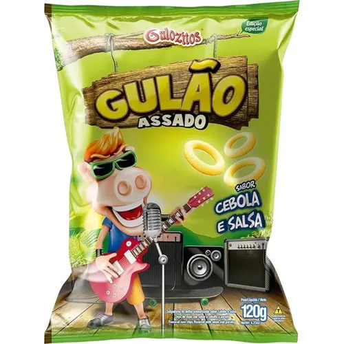 Salgadinho Gulão Assado Cebola e Salsa 120g