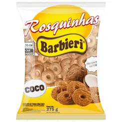 Rosquinha Barbieri Sabor Coco 275g