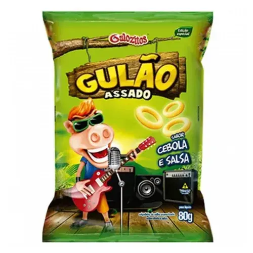 Salgadinho Gulão Assado Cebola e Salsa 80g
