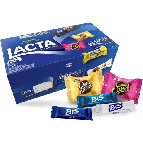 Lacta Favoritos - Caixa de variedades chocolates, 250,6g