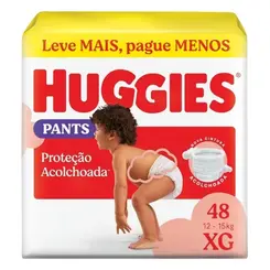 Fralda Infantil Huggies Roupinha Supreme Care Hiper Xg 48 Unidades