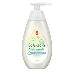Sabonete Liquido Johnson s Recém Nascido 200ml