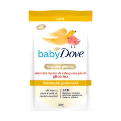 Sabonete Líquido Infantil Dove Baby Hidratação Glicerinada Refil 180ml
