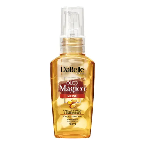 Óleo Mágico Dabelle Rícino - Óleo Capilar 40ml