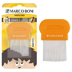 Pente de Cabelo Marco Boni Piolho em Aço Inox
