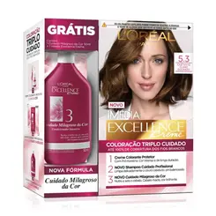 Kit Imédia Excellence 5.3 Castanho Claro Dourado