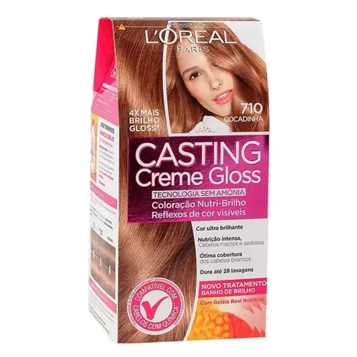 Tintura Casting Creme Gloss  Nº 710 Cocadinha - 180g