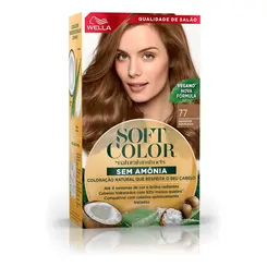 Kit Tintura Soft Color 77 Marrom Dourado