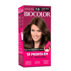 Kit Tintura Biocolor 7.0  Louro Arraso