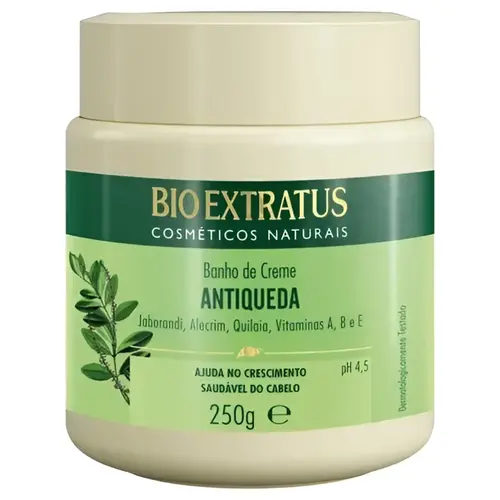 Creme De Tratamento Bio Extratus Jaborandi, Alecrin, Quilaia E Vitaminas 250g