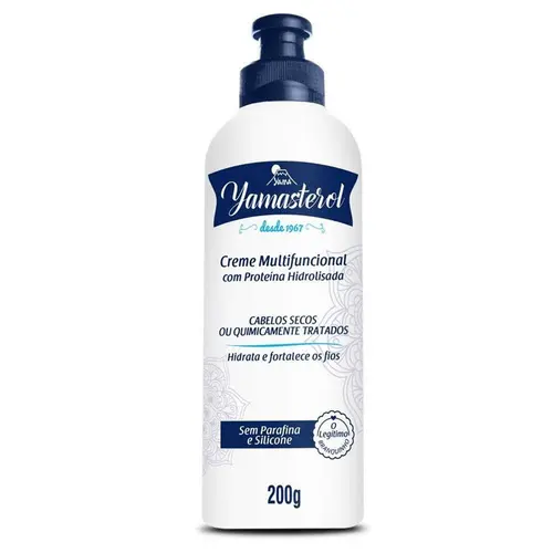 Creme Capilar Yamasterol Branco Multifuncional Com Proteína Hidrolisada 200g