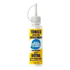 Tônico Capilar Gota Dourada Fortalecimento Antiqueda Biotina 100ml