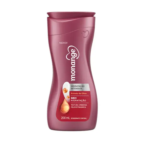 Hidratante Monange Hidratação Intensiva – Pele Extrasseca com Ação Desodorante 200ml