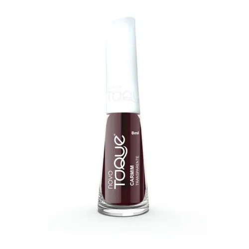 Esmalte Novo Toque Transparente Carmim 8ml