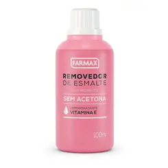 Removedor Farmax Esmalte Sem Acetona 100ml