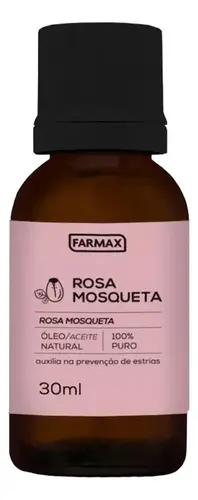 Óleo De Rosa Mosqueta 100% Puro Farmax 30ml