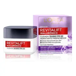 Creme Facial Loreal Revitalift Hialurônico Anti-idade Diurno Fps20 49 g