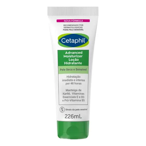 Loção Hidratante Avançada Corporal Para Peles Secas e Sensíveis Cetaphil 226g