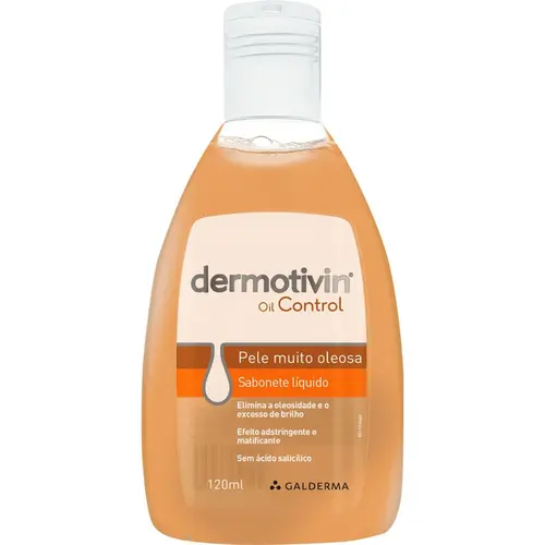 Sabonete Líquido Dermotivin Oil Control 120ml