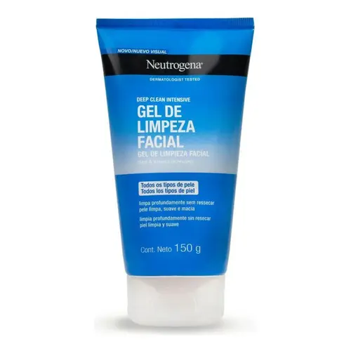 Gel De Limpeza Facial Intensivo Neutrogena Deep Clean 150g