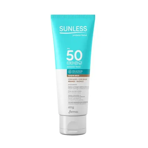 Protetor Solar Facial Sunless Fps 50 Bronze 60g