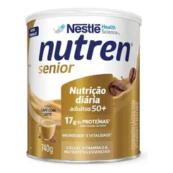 Complemento Alimentar Nutren Senior Café com Leite 740g