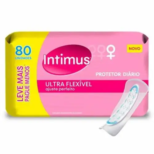 Protetor Diário Intimus Ultra Flexível 80 unidade