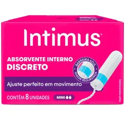 Absorvente Interno Intimus Mini 8 Unidades