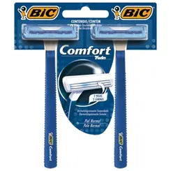 Aparelho De Barbear Bic 3 Comfort Sensível 2 Und