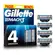 Carga Gillette Mach 3 Regular 4 Unidades
