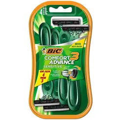 Aparelho De Barbear Bic Comfort 3 Sensitive Leve 4 Pague 3