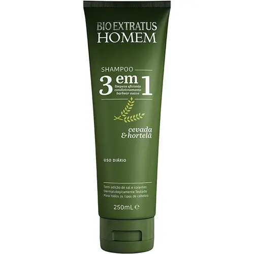 Sh Bio Extratus Homem Cevada 3x1 250ml