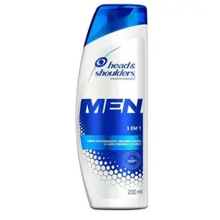 Shampoo Head & Shoulders Anticaspa 3 Em 1 - 200ml