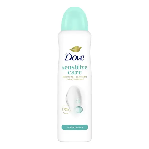 Desodorante Aerossol Dove Sensitive Sem Perfume 150ml
