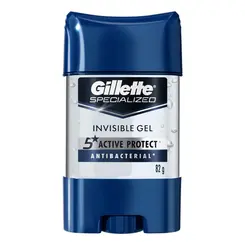 Desodorante Gel Antitranspirante Gillette Specialized Antibacterial 82g