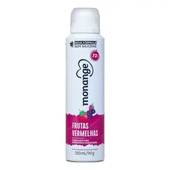 Desodorante Aerossol Monange Feminino Frutas Vermelhas 150ml