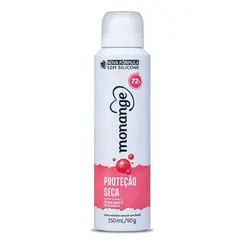 Desodorante Aerossol Monange Feminino Hidratação Proteção 150ml