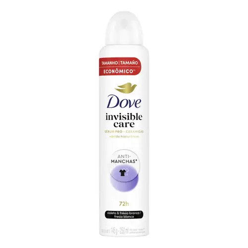 Desodorante Antitranspirante Invisible Care Aerossol Dove 250ml