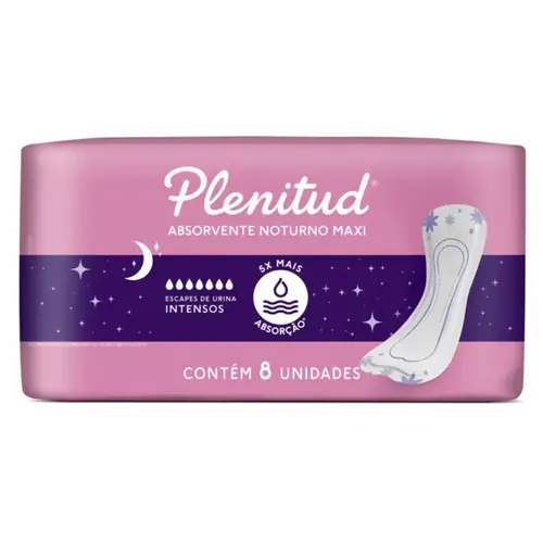 Absorvente Plenitud Femme Noturno Intenso 8 unidades