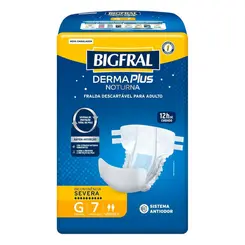 Fralda Geriátrica Bigfral Noturna G 7 Unidades