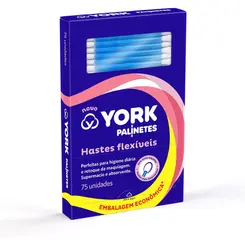 York Hastes Flexíveis Pacote De 75 Unidades