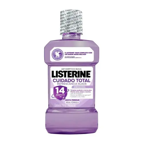 Antisséptico Listerine Cuidado Total Zero S/Álcool 250ml