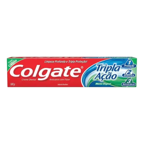 Creme Dental Colgate Tripla Ação Menta Original 180g