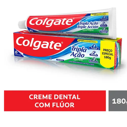Creme Dental Colgate Tripla Ação 180g