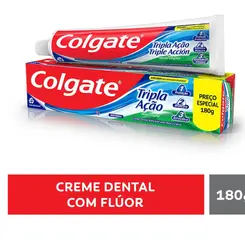 Creme Dental Colgate Tripla Ação 180g