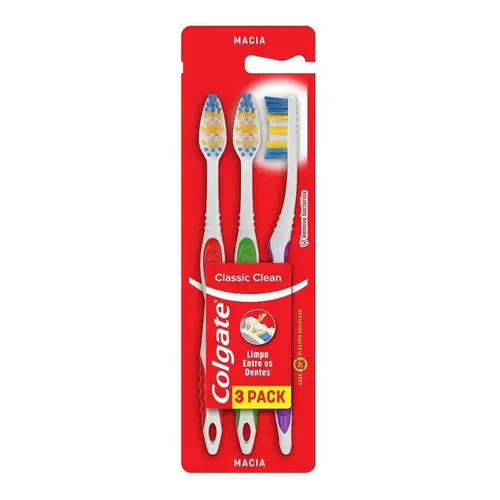 Escova Dental Colgate Classic Clean Leve 3 Pague 2